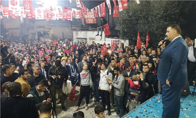 Başkan Can'ı Fevzi Çakmak ve Altaylılar Mahallelerinde Binlerce Seveni Karşıladı