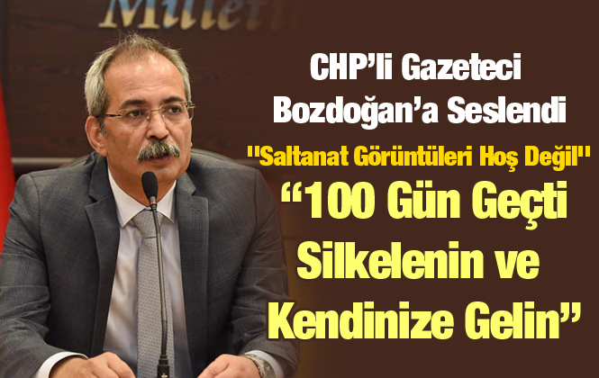 Mehmet Can Bulut Bozdoğan'a Seslendi "Saltanat Görüntüleri Hoş Değil"