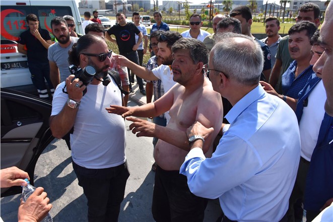 İNTİHAR ETMEK İSTEYEN ŞAHSI BELEDİYE BAŞKANI DR. HALUK BOZDOĞAN İKNA ETTİ