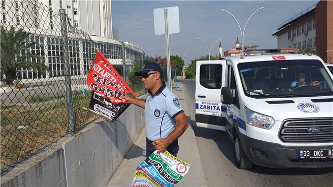 BÜYÜKŞEHİR’DEN GELİŞİGÜZEL ASILAN AFİŞ VE PANKARTLARA İZİN YOK