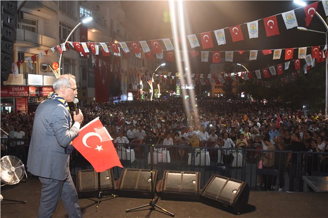 ONBİNLERCE TARSUSLU MEHMET ERDEM’LE COŞTU