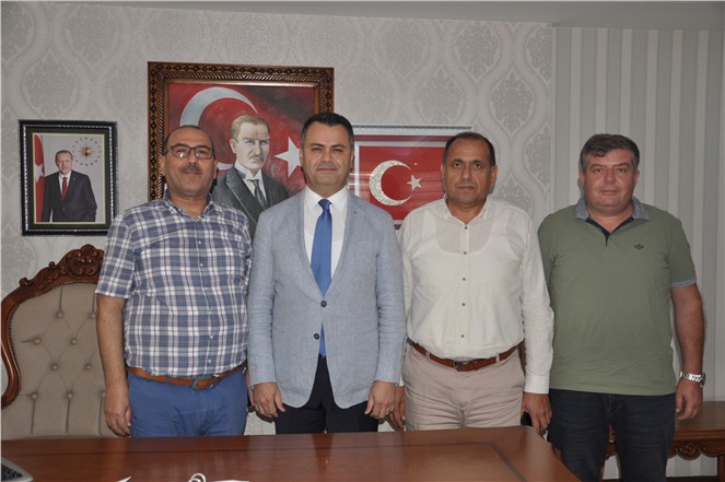 Tarsus Şoförler Odası’ndan Kaymakam Otcu’ya hoş geldin ziyareti.