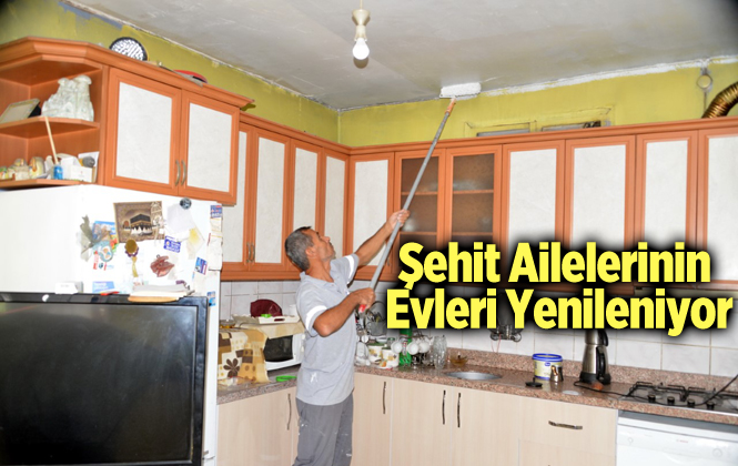 Akdeniz Belediyesi, Şehit Ailelerinin Evini Yeniliyor