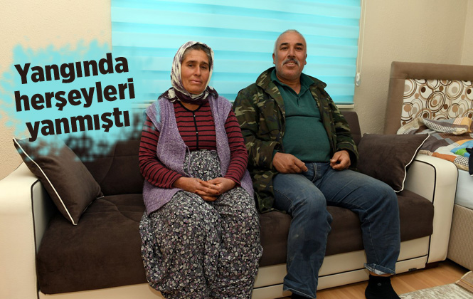 Çadırları Yanan Can Ailesi’ne Yardım Eli Uzandı