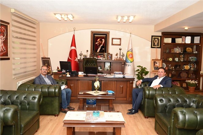 İKİ BAŞKAN BULUŞTU