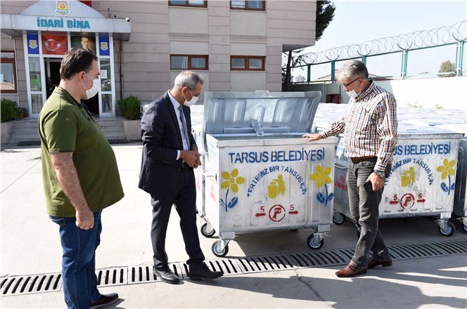 TARSUS BELEDİYESİ, TEMİZ BİR ÇEVRE İÇİN BİN ADET KONTEYNER SATIN ALDI