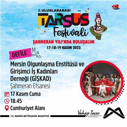 ‘Uluslararası Tarsus Festivali’ bugün başlıyor